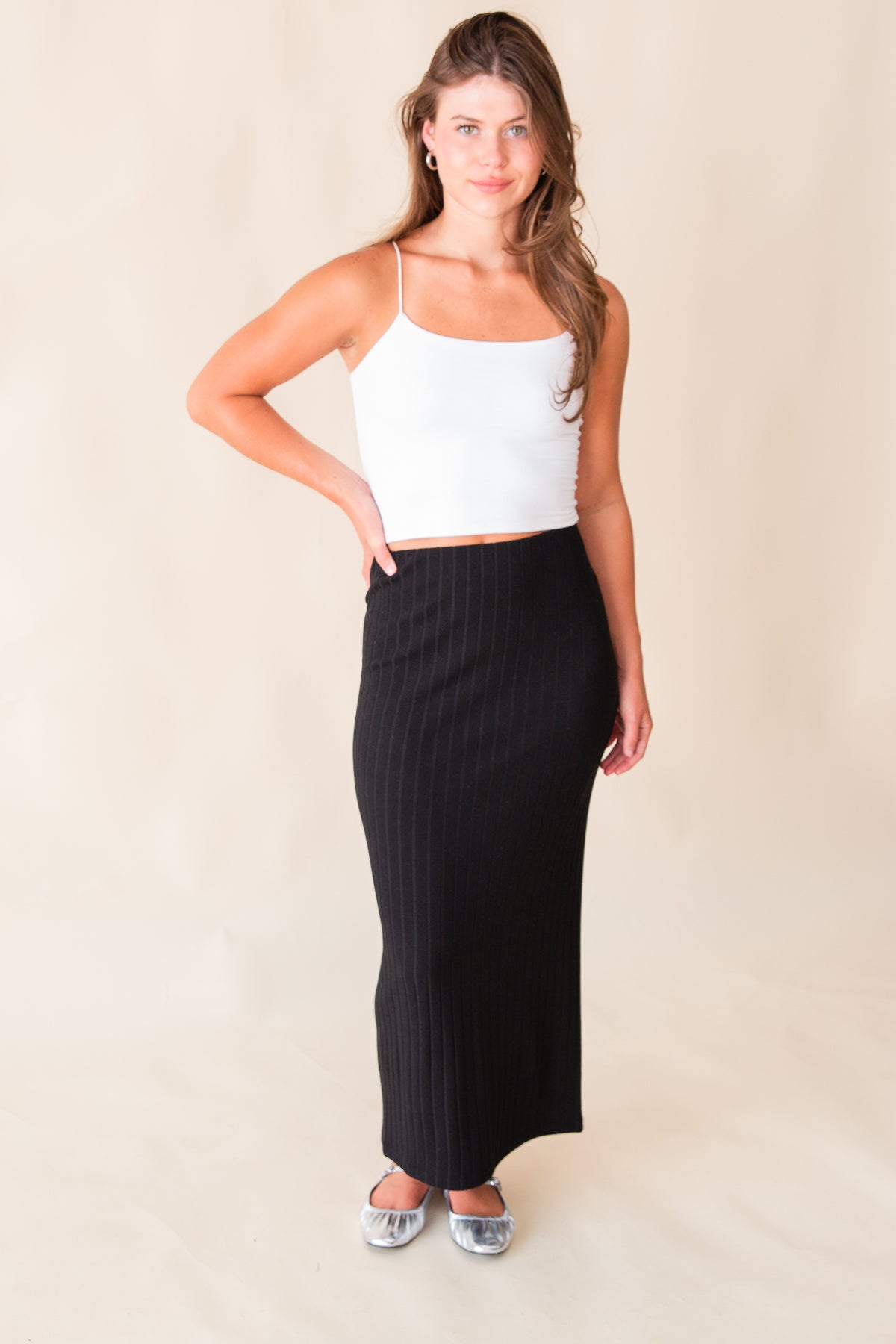 Louisa Rib Skirt