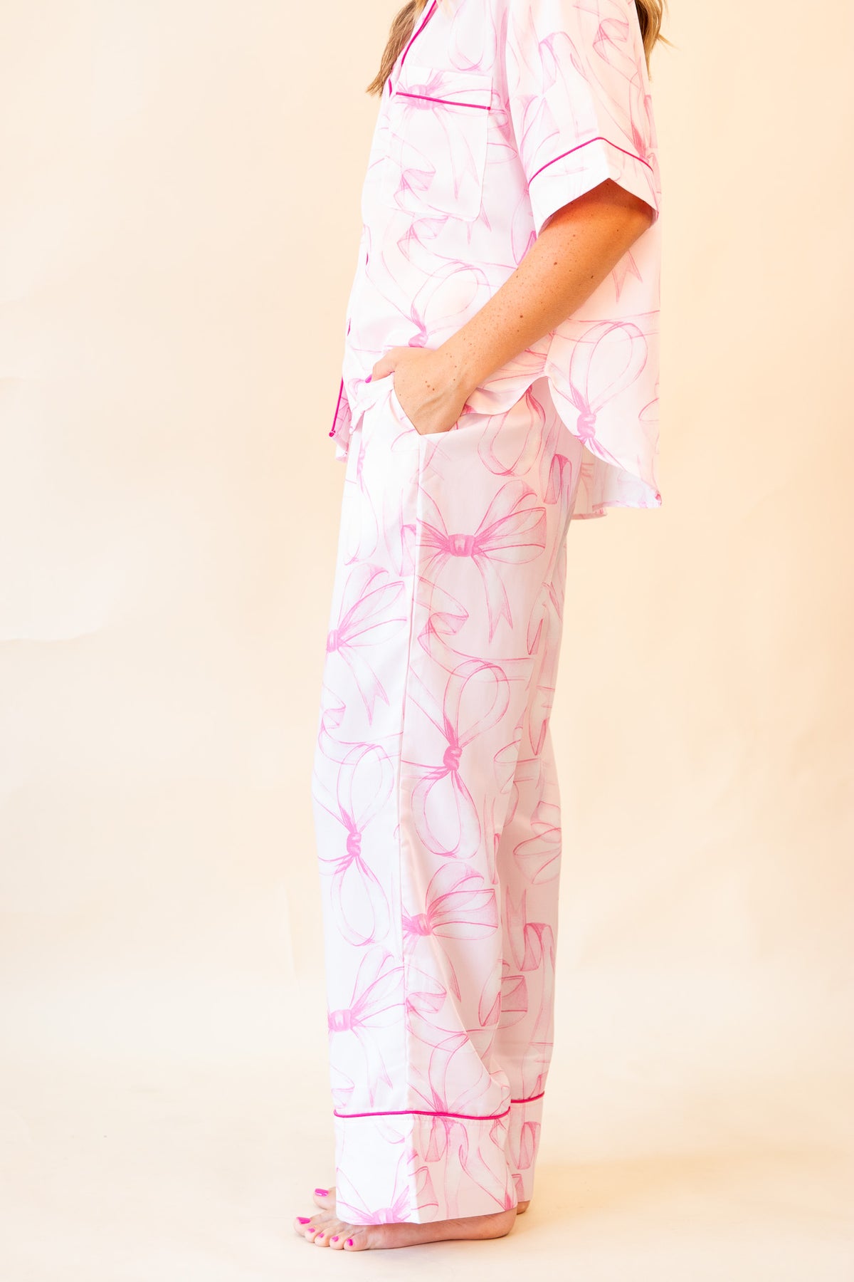 Rhea Bow PJ Pants