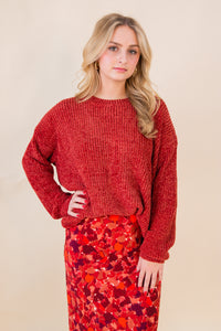 Melanie Back Twist Sweater