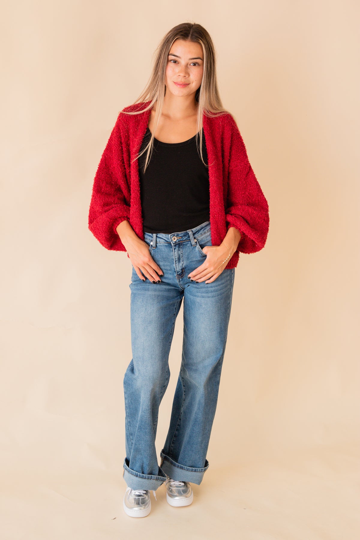 Marley Dolman Sleeve Sweater Cardi