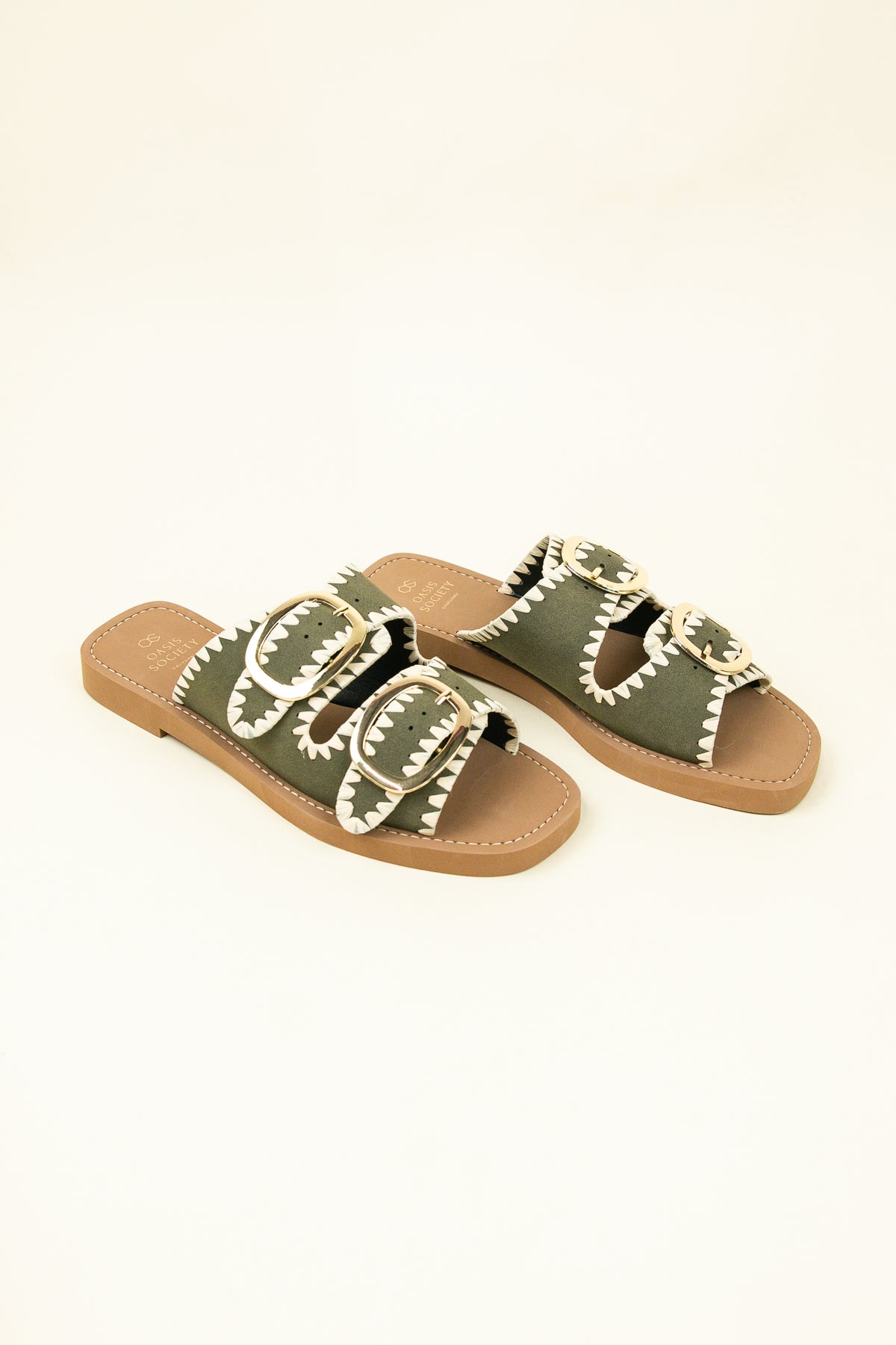 The Tivoli Double Buckle Sandal