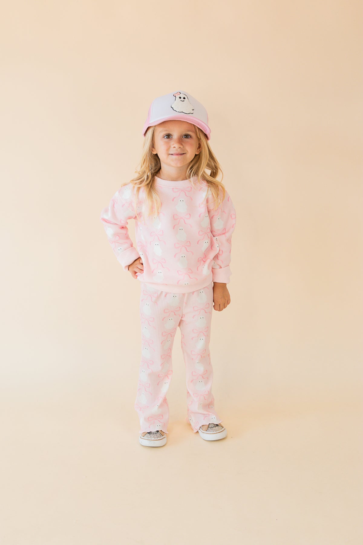 Coquette Ghost Halloween Flare Legging
