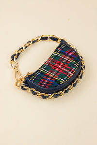 Scottie Mini Bag Charm Navy