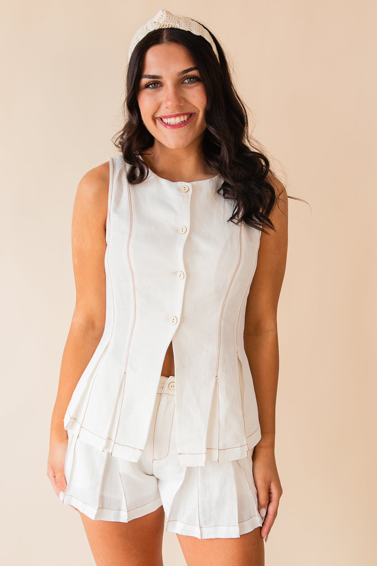 Lenny Stitch Tank Set