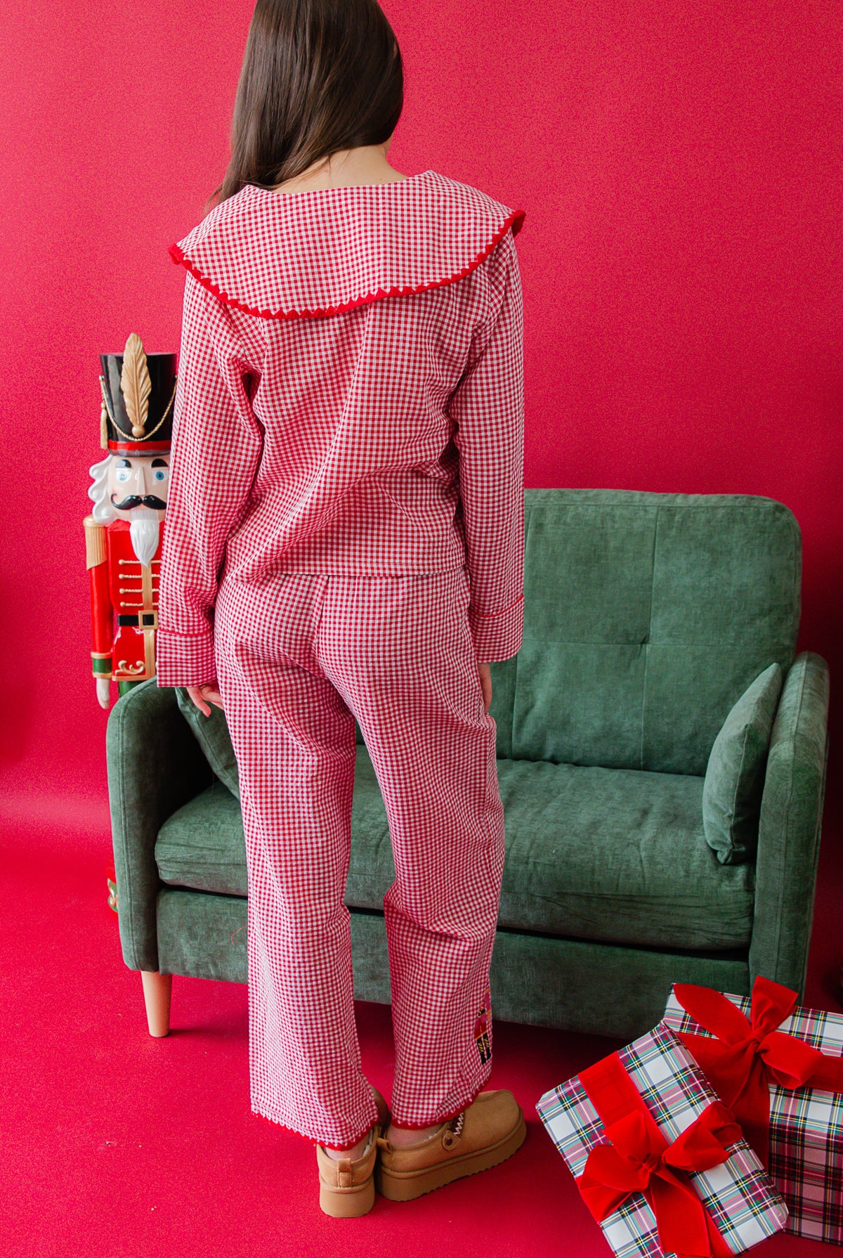 Under the Tree Gingham Plaid Set