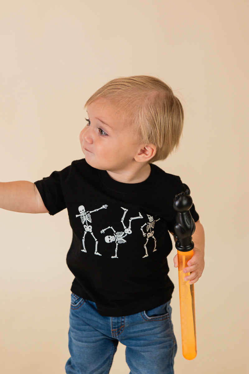 Silly Skelly Glow Halloween S/S T-Shirt