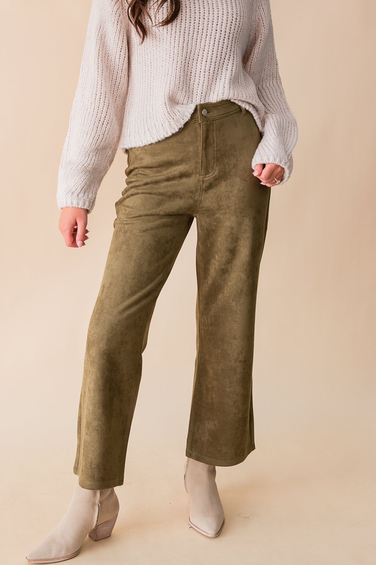 Tuscany Faux Suede Pants