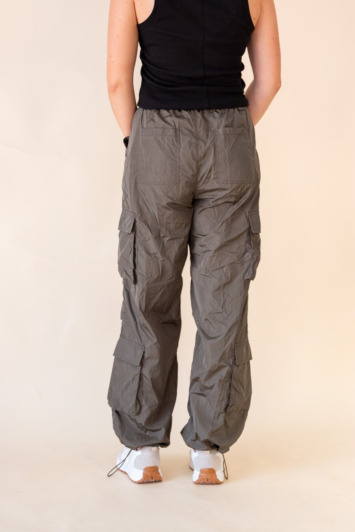 T Parachute Long Cargo Pants