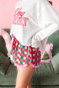 Checkered Boxer Shorts