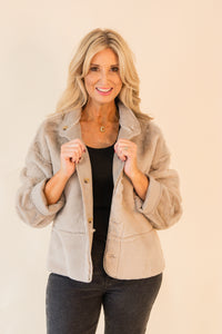 Pennington Reversible Faux Fur Jacket