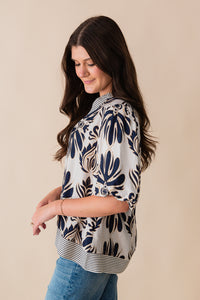 Tashi Bubble Woven Top