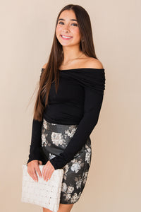 Abigail Off Shoulder Knit Top