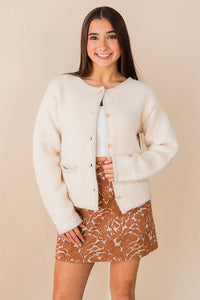 Sandy Boucle Knit Jacket