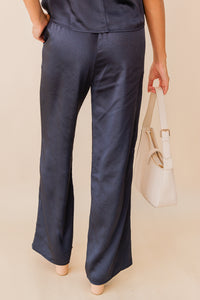 Dawn Satin Pull Up Pants