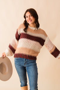 Butter Pecan Chunky Sweater