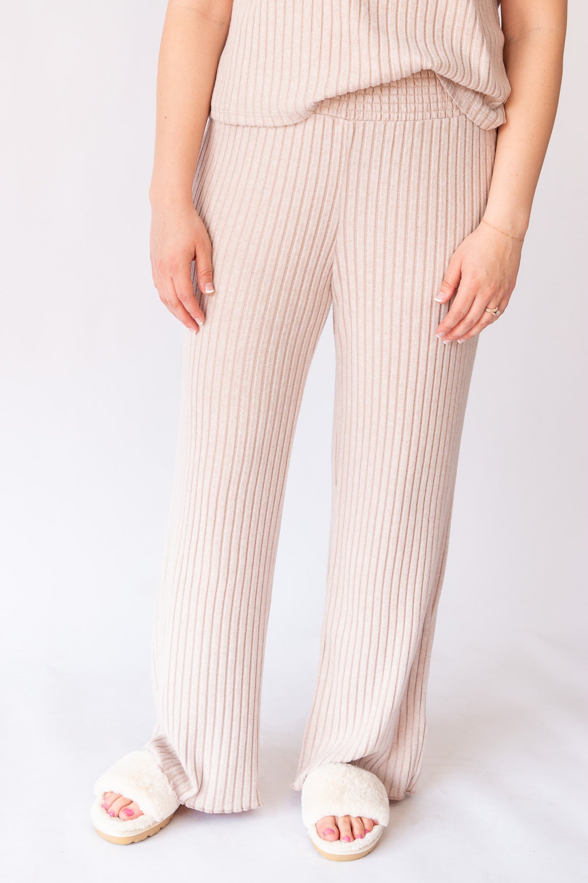 Dawn Smocked Rib Pant