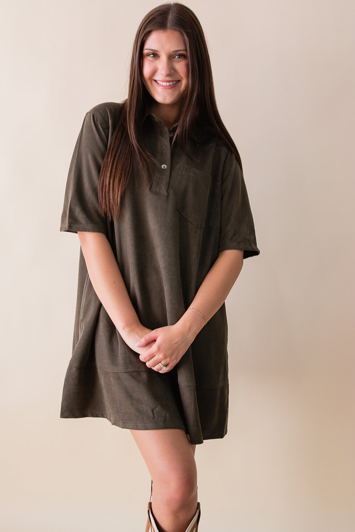 Marla Collared Mini Dress