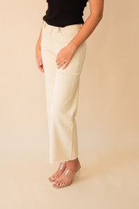 Westyn Cropped Raw Hem
