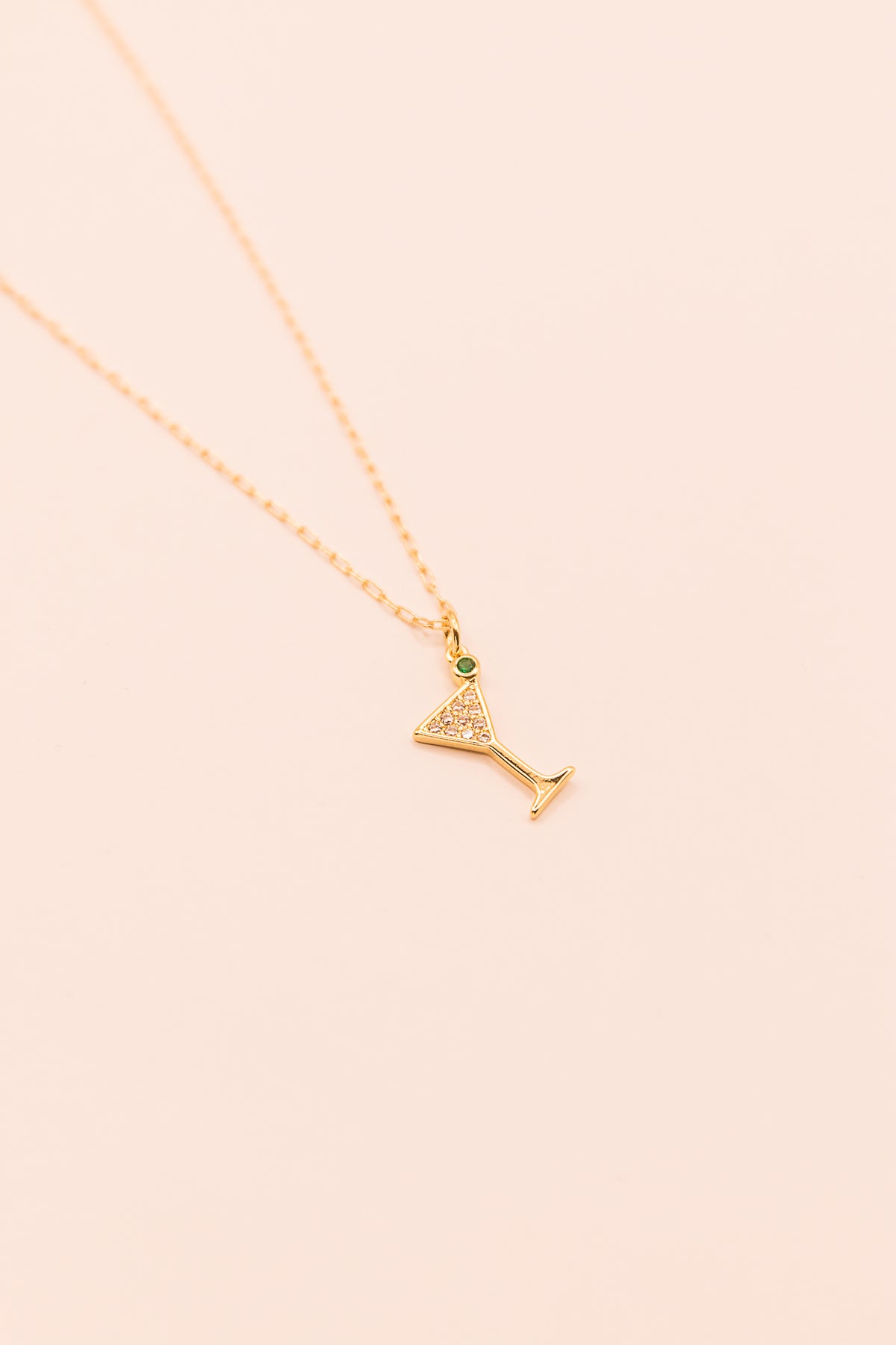 Martini Sparkle Necklace
