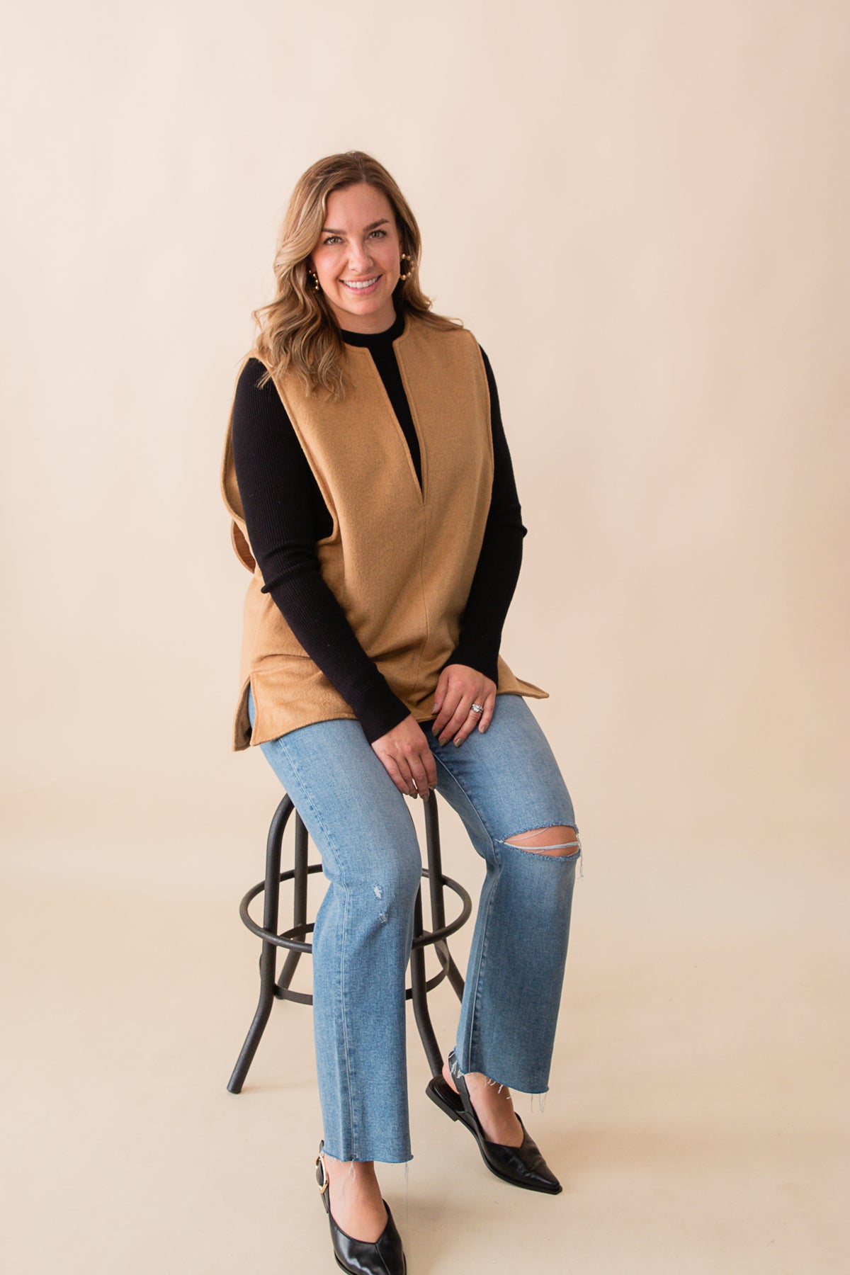 Tory Wool Blend Vest
