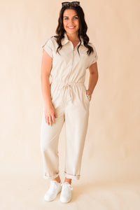 Farm Fresh Zip Up Jumpsuit