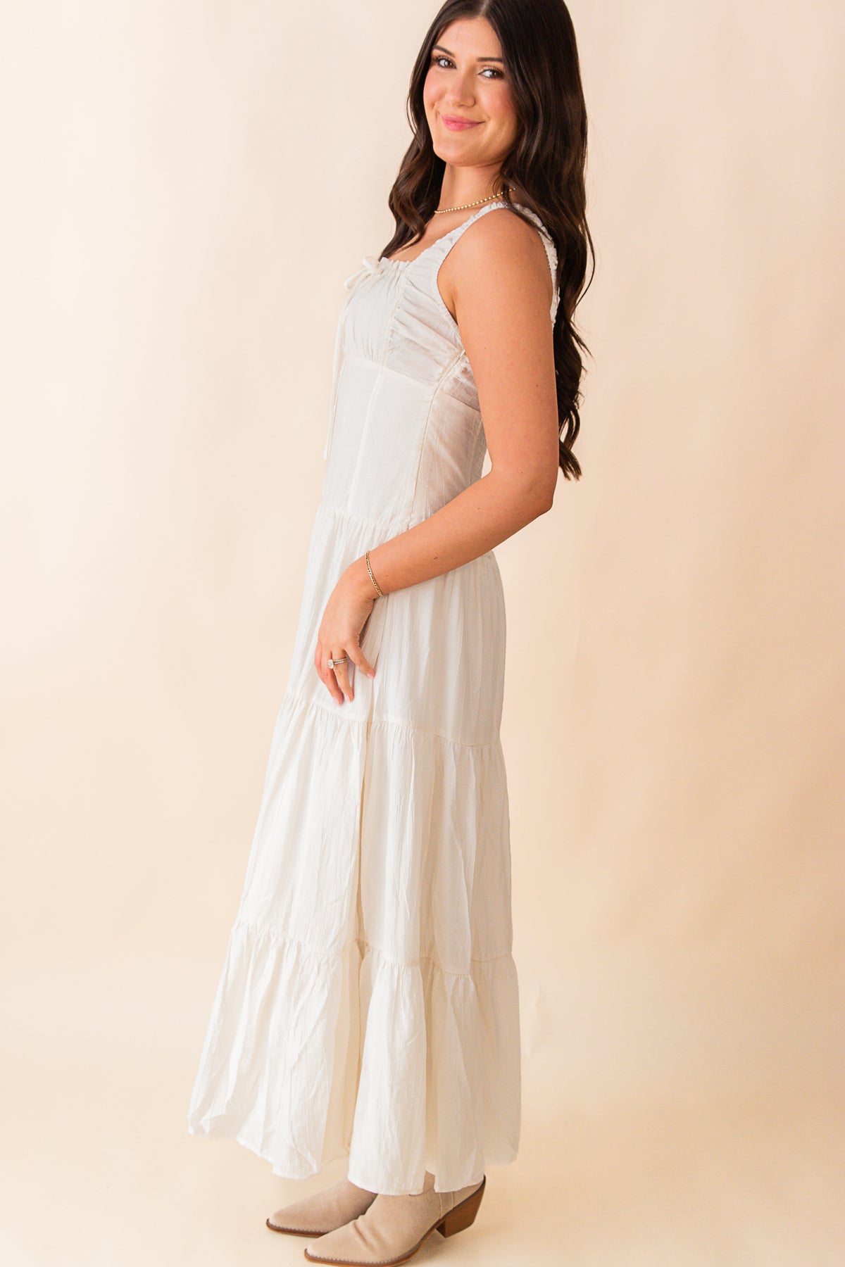 Light a Fire Crinkled Maxi Dress