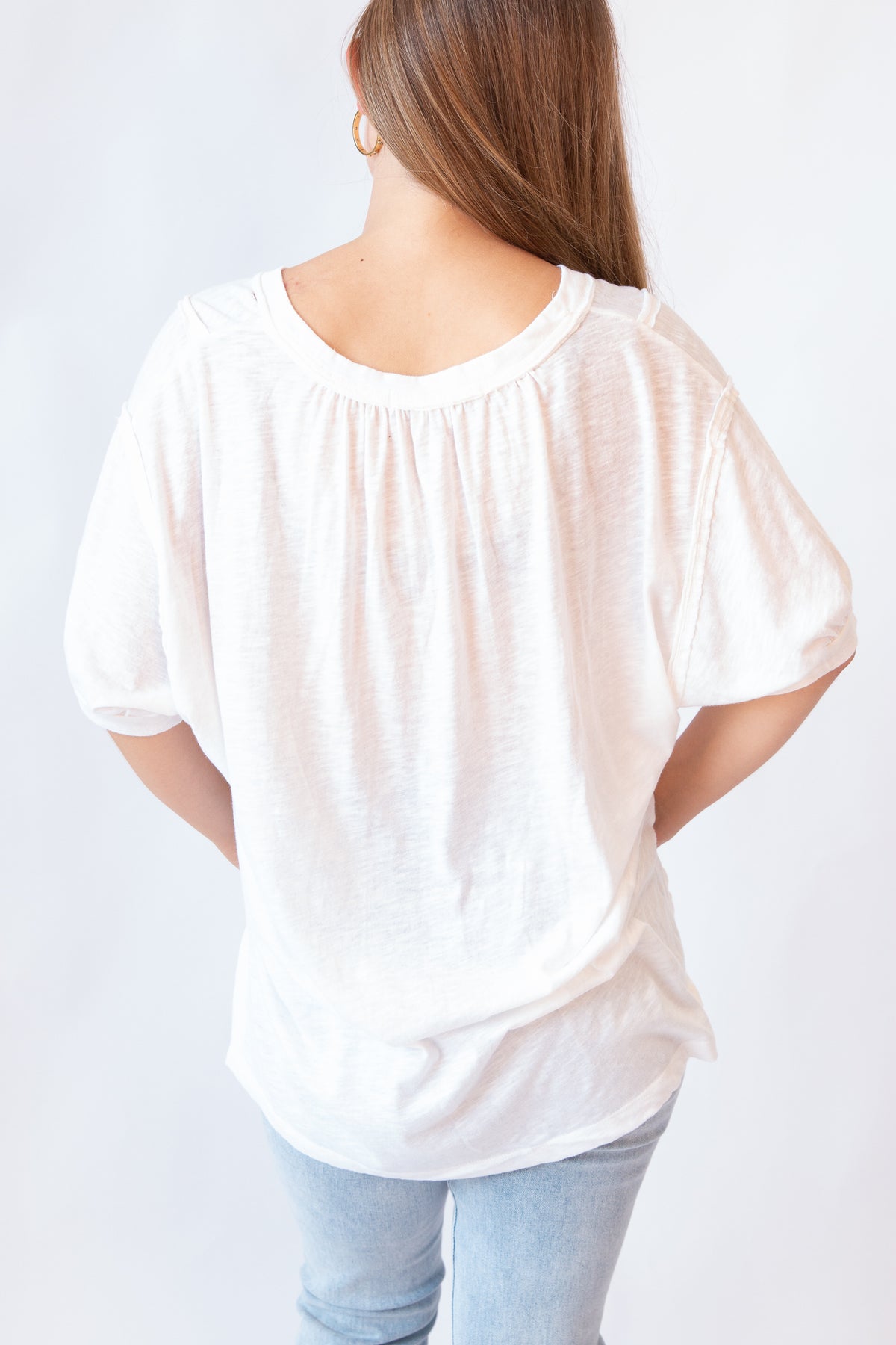 McKayla V-Neck Puff Sleeve Top