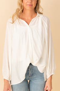 Courtney Loose Fit Button Up Top