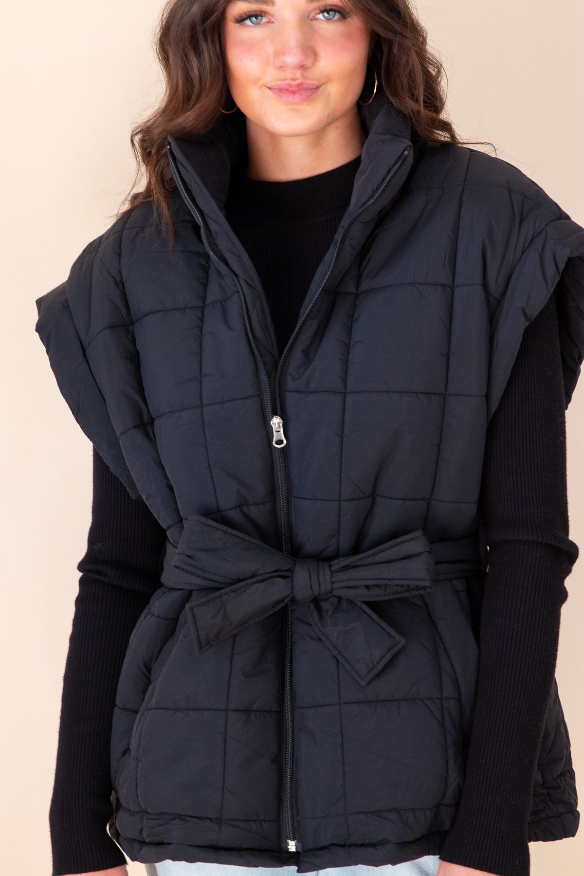 Lauren Brushed Quilted Puffer Vest – Willow House Boutique