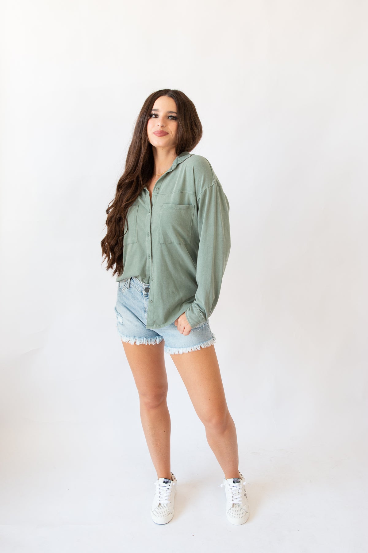 Niccola  Button Up Top