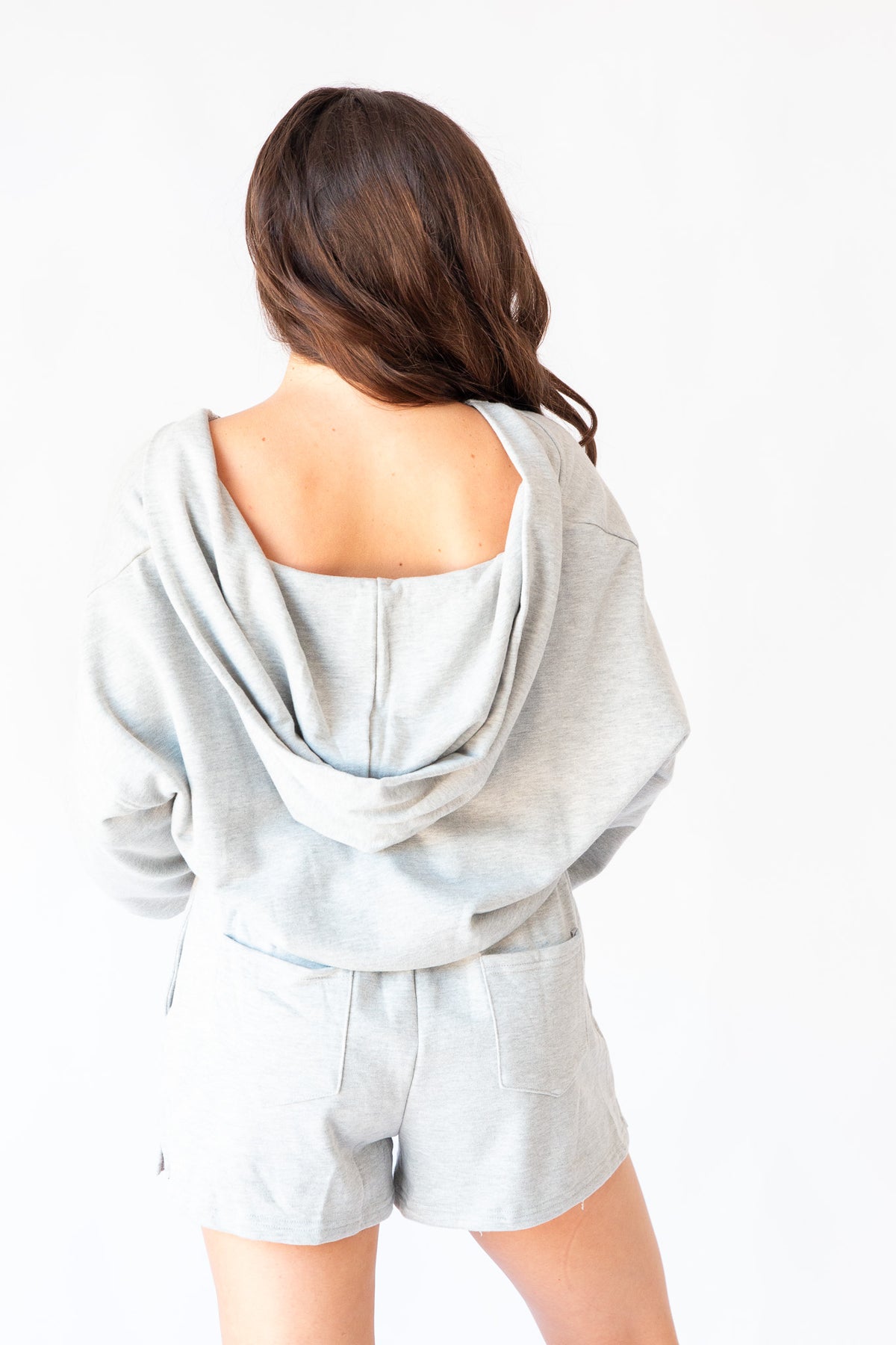 On the Go French Terry Hoodie Romper