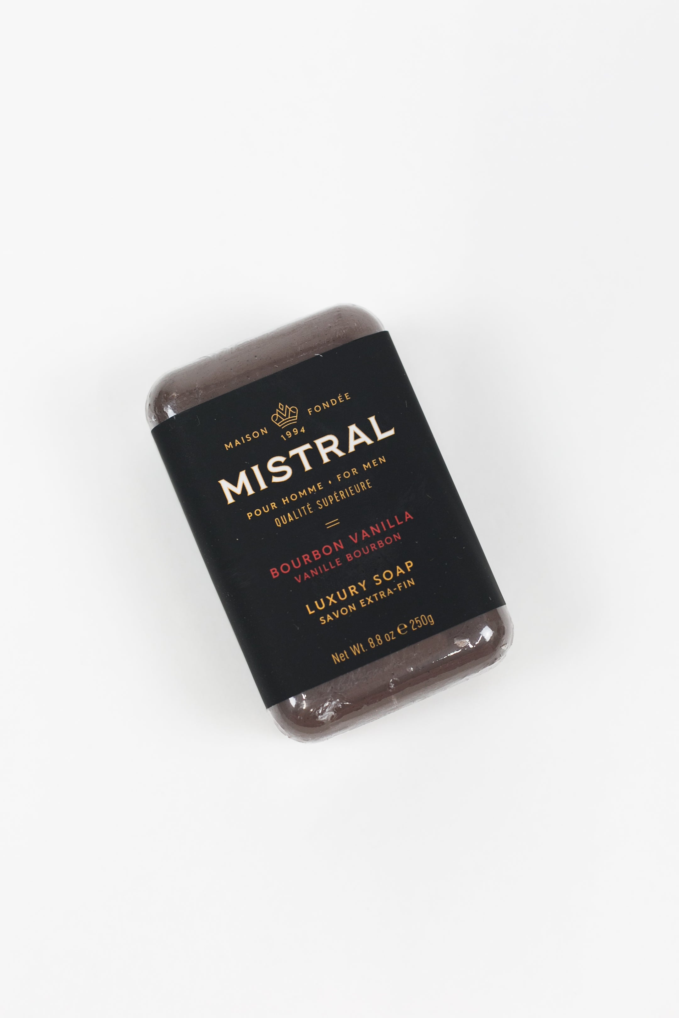 Mistral - Men's Bar Soap - Black Amber