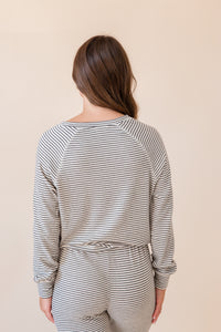 Staying In Stripe L/S Top