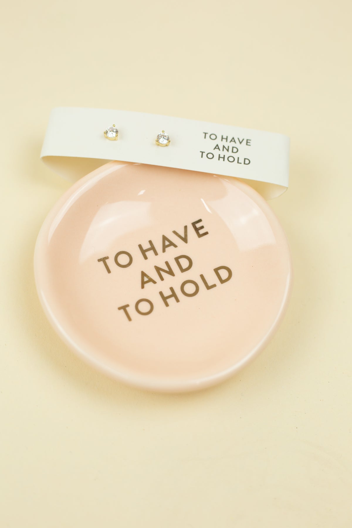 Earrings & Tray-To Have & Hold