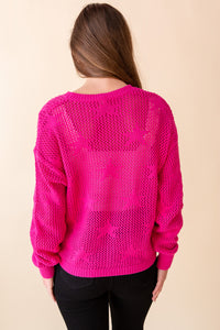 Zuzu Star Detail Sweater