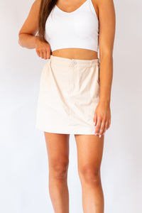 Backpacking Nylon Mini Skirt
