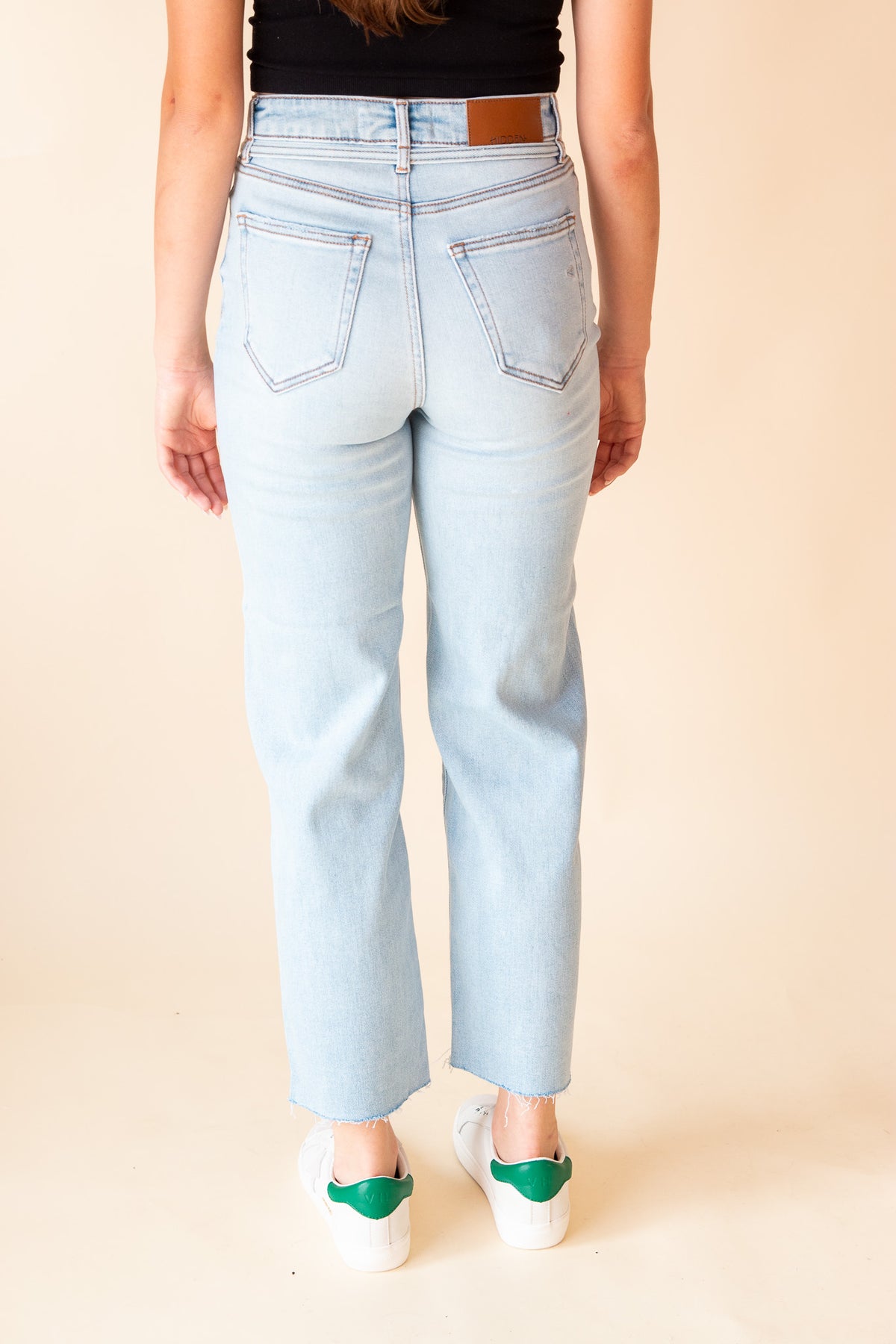 Ella High Rise Wide Straight Jeans