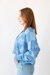 Tabatha Checkered Cardigan