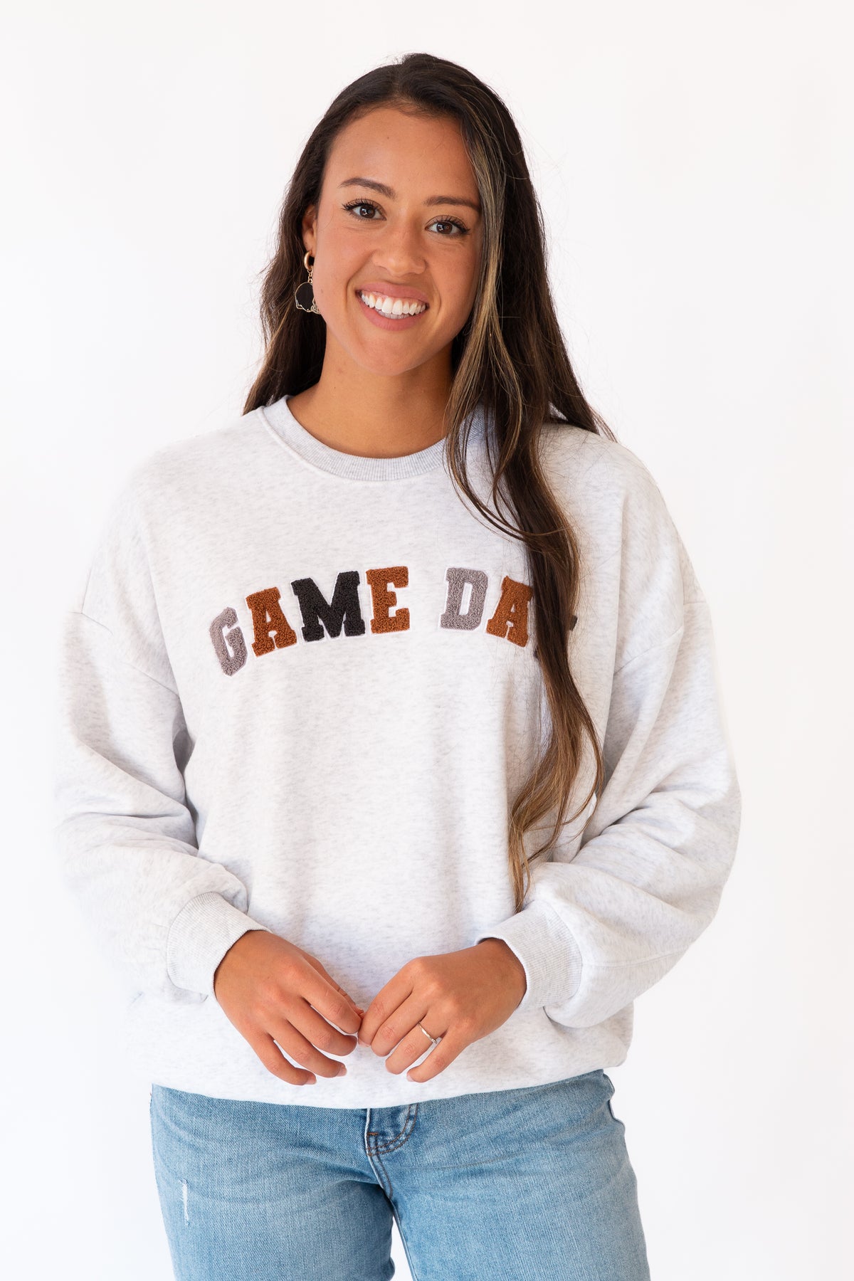 Oversized Game Day Sweatshirt