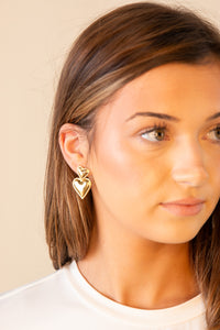 Esme Heart Earrings