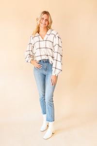 Overland Plaid Blouse