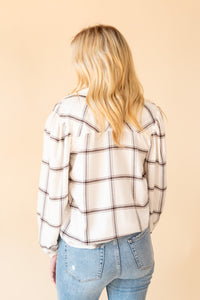 Overland Plaid Blouse