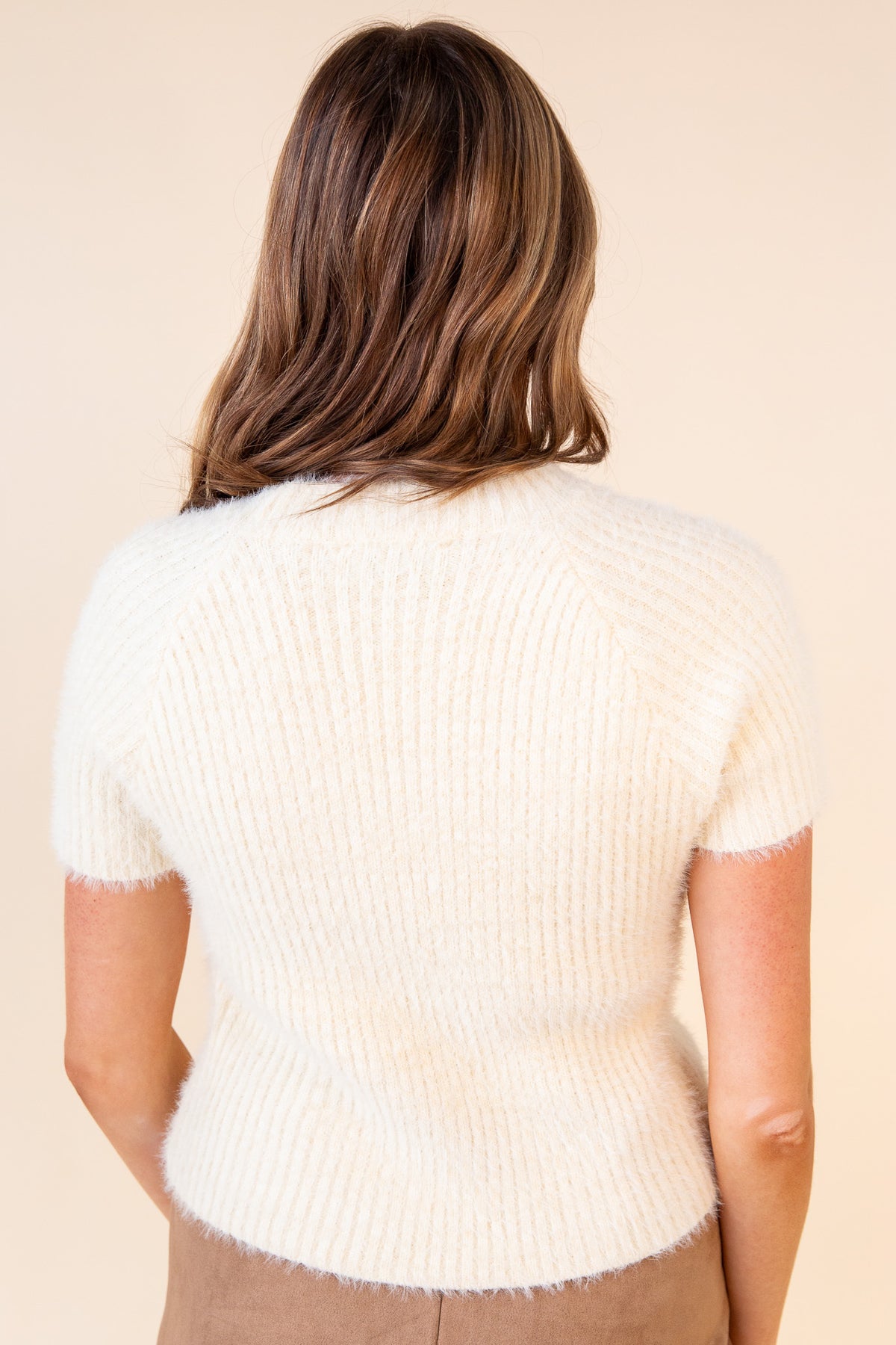 Rudy Ribbed Shortsleeve Sweater