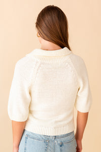 Scarlet Collared Sweater