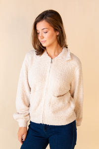 Marguerite Sweater Zip Up