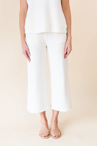 Very Soft Cropped Wide Pants
