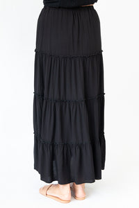 Maya Long Ruffle Skirt