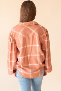 Overland Plaid Blouse