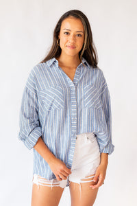 Natalia Button Up Top