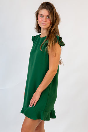 Sierra Ruffle Sleeve Dress